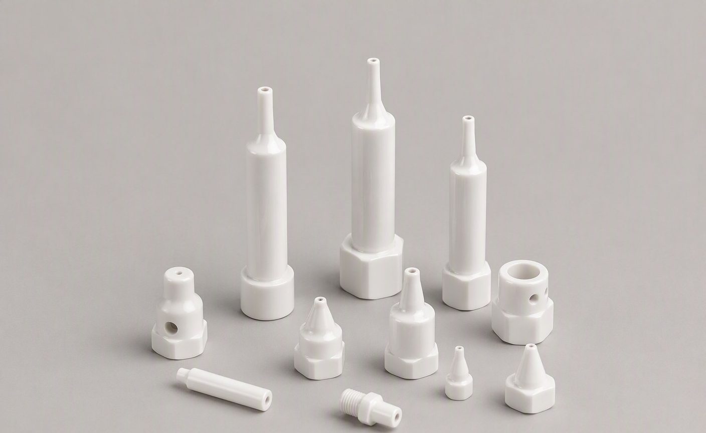 Nozzles & Nozzle Covers — custom technical ceramic parts by Xingwei Ceramics